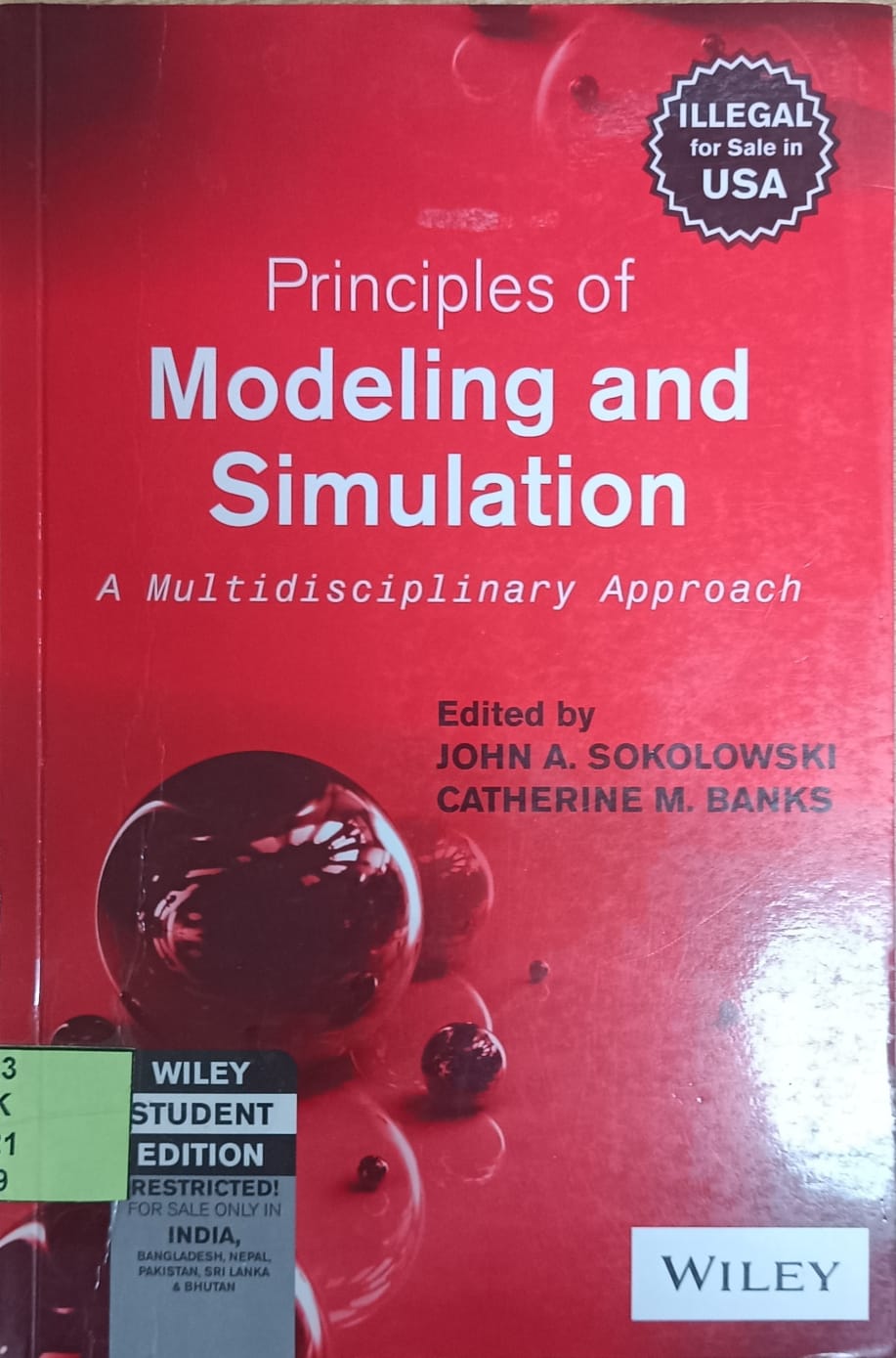 Principles of Modeling and Simulation: A Multidisciplinary Approach