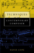 Techniques of the Contemporary Composer