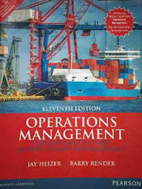 Operations Management: sustainability and supply chain management