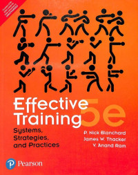 Effective Training: systems, strategies, and practices