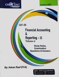 Fonancial Accounting and Reporting  II Vol II