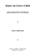 History and Culture of Sind: a study of socio-economic organization and institutions during the 16th and 17th centuries